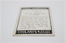 1923 Cope Brothers & Co. Ltd Golf Strokes #24 J.H. Taylor (Top of swing for a drive) Card