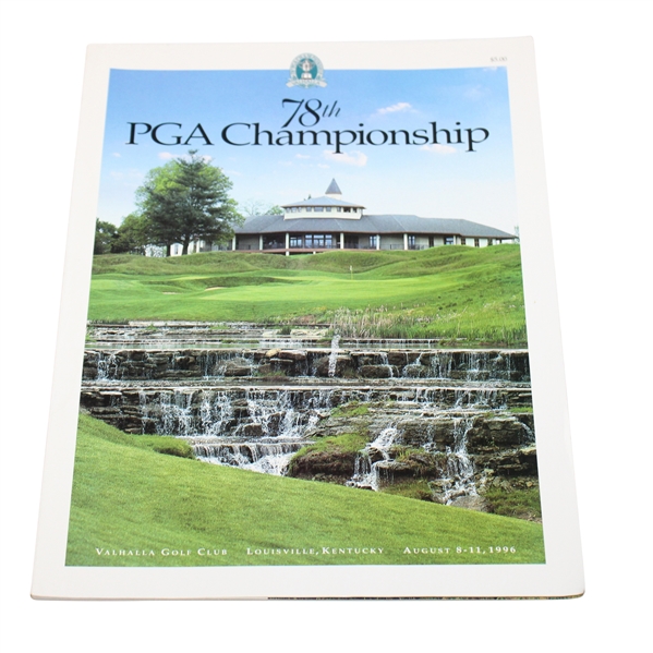 1996 PGA Championship at Valhalla Golf Club Program - Mark Brooks Winner