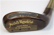 Classic Aula Reekie Wooden Shaft Golf Putter Hand Made in St. Andrews, Scotland