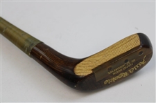 Classic Aula Reekie Wooden Shaft Golf Putter Hand Made in St. Andrews, Scotland