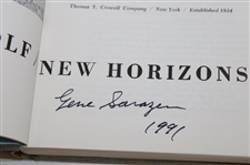 Gene Sarazen Signed Personal 1966 'Golf: New Horizons' Book By Gene Sarazen & Peter McLean JSA ALOA