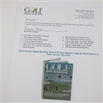 Gene Sarazen Signed Personal 1966 'Golf: New Horizons' Book By Gene Sarazen & Peter McLean JSA ALOA