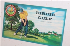 1964 Birdie Golf Championship Game for the Whole Family Golf Board Game w/Info in Original Box