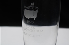 Mark Calcavecchia's 1998 Masters Tournament Hole No. 13 Steuben Crystal Eagle Glass