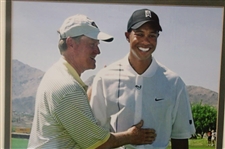  'The Golden Bear & Tiger' Masters of The Game Ltd Ed #1042/2071 Photo - Framed 