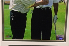  'The Golden Bear & Tiger' Masters of The Game Ltd Ed #1042/2071 Photo - Framed 