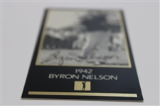 Byron Nelson Signed Champions of Golf Masters Collection Golf Card - 1942 JSA ALOA