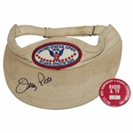 Jerry Pate Signed 1976 US Open Hat with Radio/TV Badge JSA ALOA