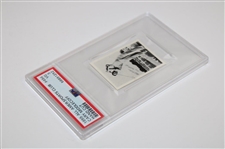Cary Middlecoff 1955 All American Sports Club Hand Cut Card PSA Graded 3