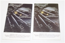 Multi-Major Winner David Graham Signed Five (5) Strokesaver Books - Carnoustie, Troon & others JSA ALOA