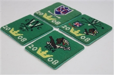 2008 Club Stitched Coasters with 2016 US Open Oakmont & Southern Hills CC Fine Napkin Sets