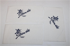 2008 Club Stitched Coasters with 2016 US Open Oakmont & Southern Hills CC Fine Napkin Sets