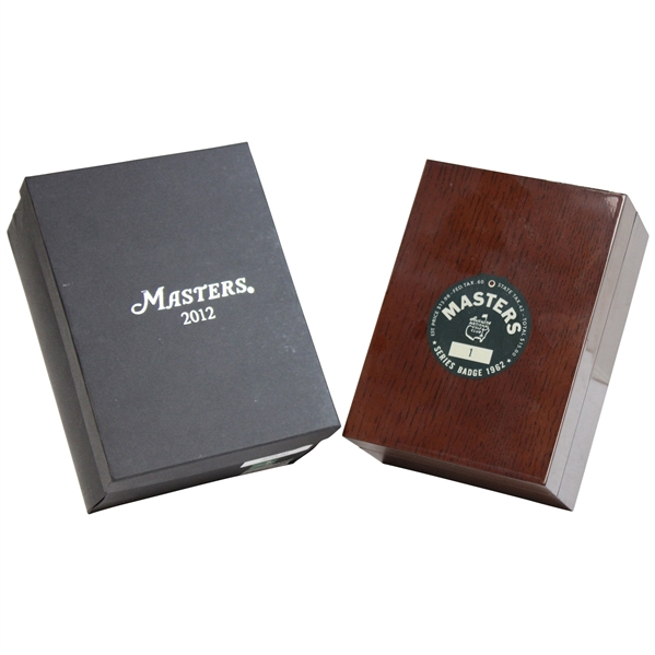2012 Masters 1962 Badge Ltd Ed Watch 917/1200 Box Only