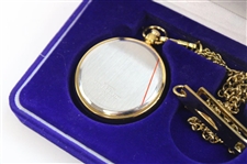 The Crowns 40th Anniversary Past Champions Pocket Watch w/Blue Box