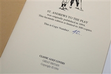 1994 'St. Andrews To The Play - Dedicated to R&A' Ltd Ed 40/300 Booklet - Facsimile of 1854 Booklet
