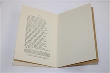 1994 'St. Andrews To The Play - Dedicated to R&A' Ltd Ed 40/300 Booklet - Facsimile of 1854 Booklet