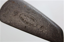 Two (2) Woodshaft Clubs - Spalding Gold Medal Iron & J. Mackrell Driver