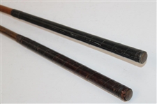 Two (2) Woodshaft Clubs - Spalding Gold Medal Iron & J. Mackrell Driver