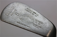 Three (3) Woodshaft Irons Macgregor Mashie, Alex Macdonald Mashie, Thistle Brand Mashie