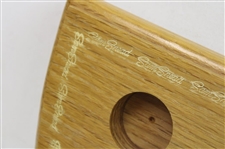 Sam Snead Signed Wood Golf Ball Display JSA ALOA