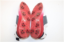 John Daly Signed Match Used American Flag Puma Golf Shoes - Daly Collection