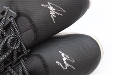 John Daly Signed Match Used Black & White Puma Golf Shoes - Daly Collection