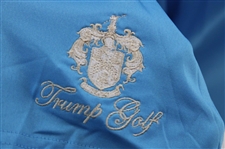 John Daly Signed Sky Blue Cool Fish Collared Shirt with Sponsors JSA ALOA
