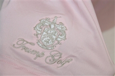 John Daly Signed Pink Cool Fish Collared Shirt with Sponsors JSA ALOA