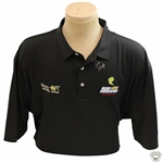 John Daly Signed Black Cool Fish Collared Shirt with Sponsors JSA ALOA