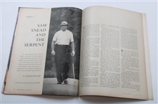 Sam Snead Signed December 1960 Sports Illustrated Magazine JSA #AL99180