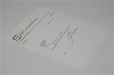 Jack Nicklaus Signed 1963 Macgregor Letter JSA ALOA