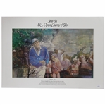 Arnold Palmer Signed 1960 US Open at Cherry Hills On In One Poster JSA #AY50964