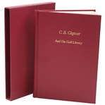 1988 Subscribers Signed Limited Edition 109/300 'C. B. Clapcott And His Golf Library' Book In Slipcase