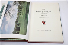 1958 'The Chevy Chase Club A History 1885-1957' by John Lynham Book