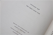 1958 'The Chevy Chase Club A History 1885-1957' by John Lynham Book