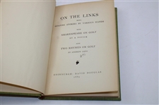 1889 'On The Links Being Golfing Stories by Various Hands' Book