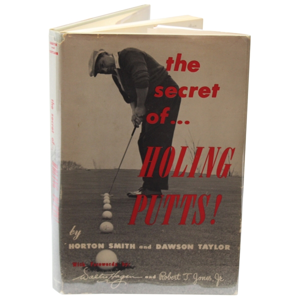 1961 The Secret Of Holing Putts Signed & Inscribed by Author Dawson Taylor Book