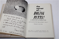 1961 'The Secret Of Holing Putts' Signed & Inscribed by Author Dawson Taylor Book