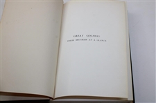 1904 'Great Golfers Their Methods At A Glance' by George Beldam Book