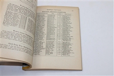 1928 Spalding Athletic Library Golf Guide