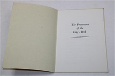 'The Provenance Of The Golf Book' Booklet