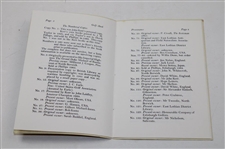 'The Provenance Of The Golf Book' Booklet
