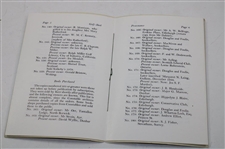 'The Provenance Of The Golf Book' Booklet