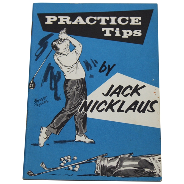 Practice Tips by Jack Nicklaus Booklet