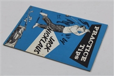 'Practice Tips' by Jack Nicklaus Booklet