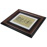 1885 R. M. Illustration 'Play For The Bunker Sir, Play For The Bunker!' - Framed