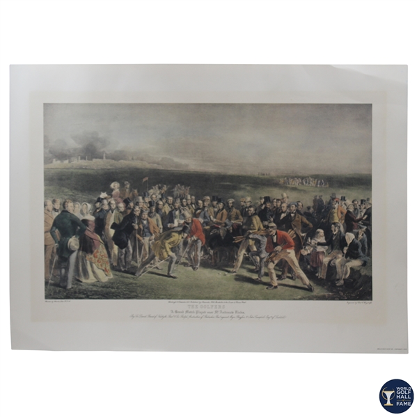 The Golfers A Grand Match Over St. Andrews Links Print