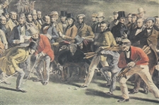 The Golfers A Grand Match Over St. Andrews Links Print