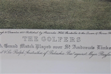The Golfers A Grand Match Over St. Andrews Links Print