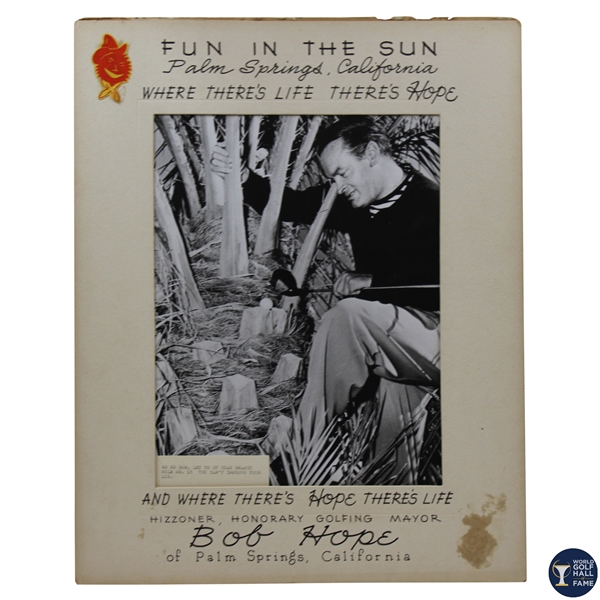Fun In The Sun Honorary Golfing Mayor Bob Hope Poster